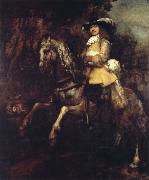 REMBRANDT Harmenszoon van Rijn, Portrait of Frederik Rihel on Horseback